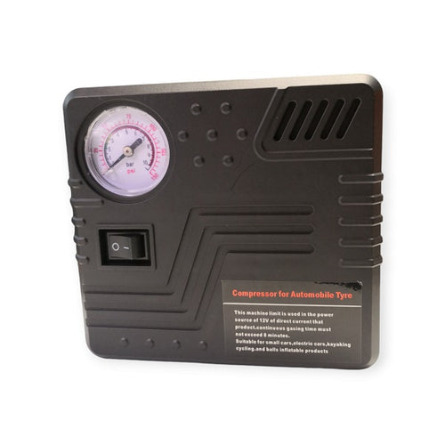 2000Amp Peak Current Jump Starter Kit With Tyre Compressor 12V