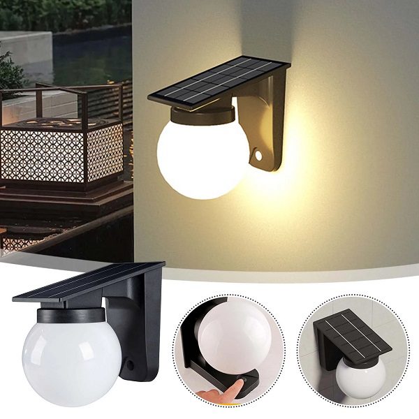 Solar Round Bulb Light 1200 Battery